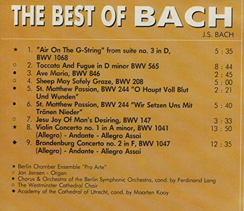 Bach / The Best of Bach - CD (Used) - www.Shopthatapp.com