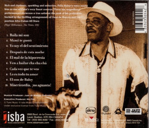 Afro-Cuban All Stars Presents Félix Baloy / Baila Mi Son - CD (Used)