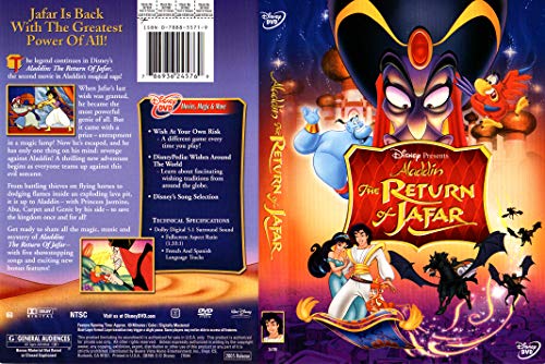 Aladdin II: The Return of Jafar - DVD - www.Shopthatapp.com