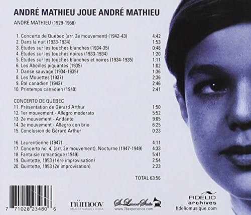 Andre Mathieu / Joue Andre Mathieu - CD (Used) - www.Shopthatapp.com