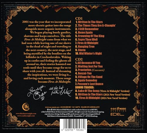 Blackmore's Night / Fires At Midnight (25th Anniversary New Mix) - CD - www.Shopthatapp.com
