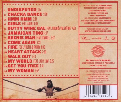 Beenie Man / Undisputed (Advisory) - CD - www.Shopthatapp.com