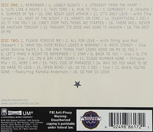 Bryan Adams / Anthology: 1980-2005 (2CD) - CD (Used) - www.Shopthatapp.com