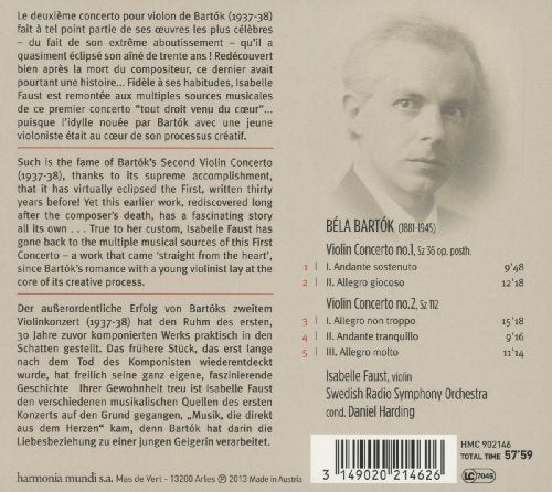 Bartok: Violin Concertos Nos.1 & 2 - www.Shopthatapp.com