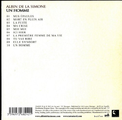 Albin de la Simone / Un homme - CD (Used) - www.Shopthatapp.com