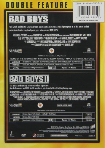 Bad Boys/Bad Boys 2 (Bilingual) - www.Shopthatapp.com