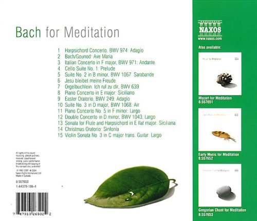 Bach For Meditation - www.Shopthatapp.com