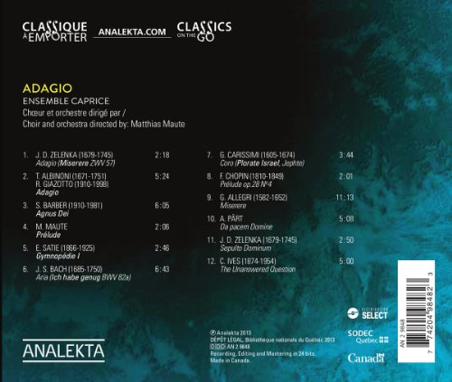 Adagio: a Consideration of a Serious Matter