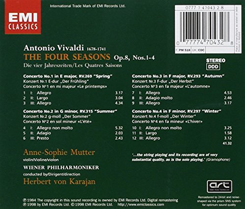 Anne-Sophie Mutter / Vivaldi: Four Seasons - CD (Used) - www.Shopthatapp.com