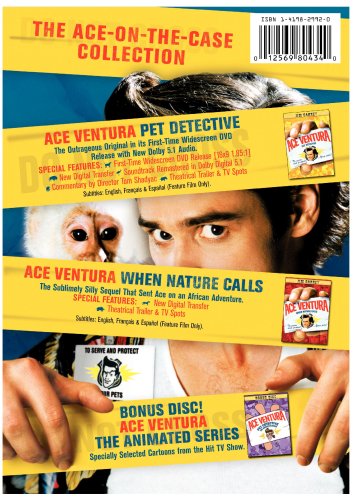 Ace Ventura Deluxe Double Feature (Ace Ventura: Pet Detective / Ace Ventura: When Nature Calls) (Sous-titres français) - DVD (Used)