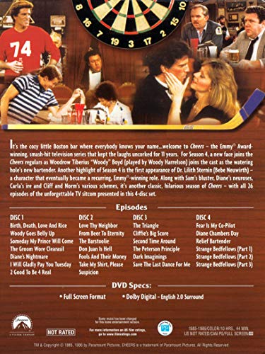 Cheers: Season 4 - DVD (Used) - www.Shopthatapp.com