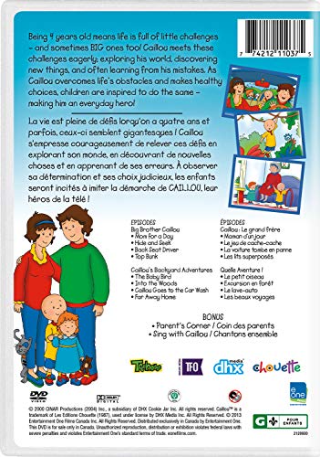 Caillou - Big Brother Caillou / Caillou - le grand frère (Bilingual) - www.Shopthatapp.com