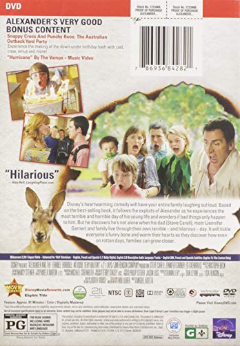Alexander and the Terrible, Horrible, No Good, Very Bad Day - DVD (Used) - www.Shopthatapp.com