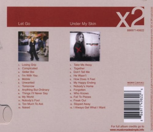 Avril Lavigne / Let Go + Under My Skin - 2CD - www.Shopthatapp.com