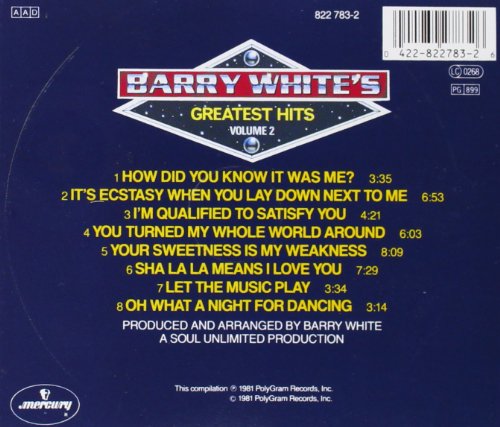 Barry White's Greatest Hits Vol. 2 - www.Shopthatapp.com