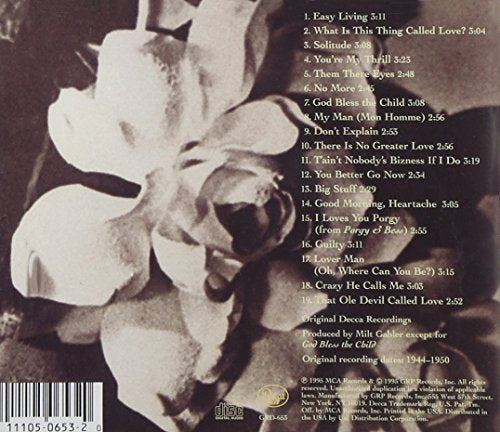 Billie Holiday / Billie Holiday's Greatest Hits - CD (Used) - www.Shopthatapp.com