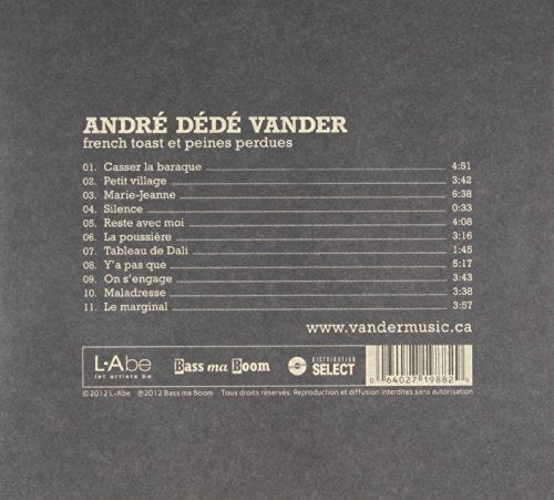 André Dédé Vander / French toast et peines perdues - CD (Used) - www.Shopthatapp.com
