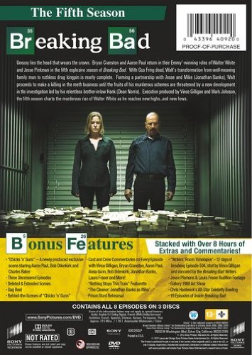 Breaking Bad: The Fifth Season - DVD (Used) - www.Shopthatapp.com