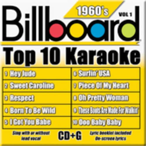 Billboard Top 10 Karaoke: 1960'S Vol.1 / Various - www.Shopthatapp.com