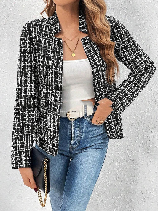 Elegant Office Small Suit Jacket For Women - www.Shopthatapp.com