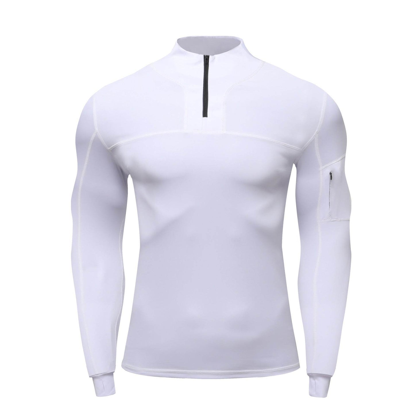 Outdoor Muscle Fitted Tactics Workout T-shirt Long Sleeve Sports Quick-drying top - www.Shopthatapp.com