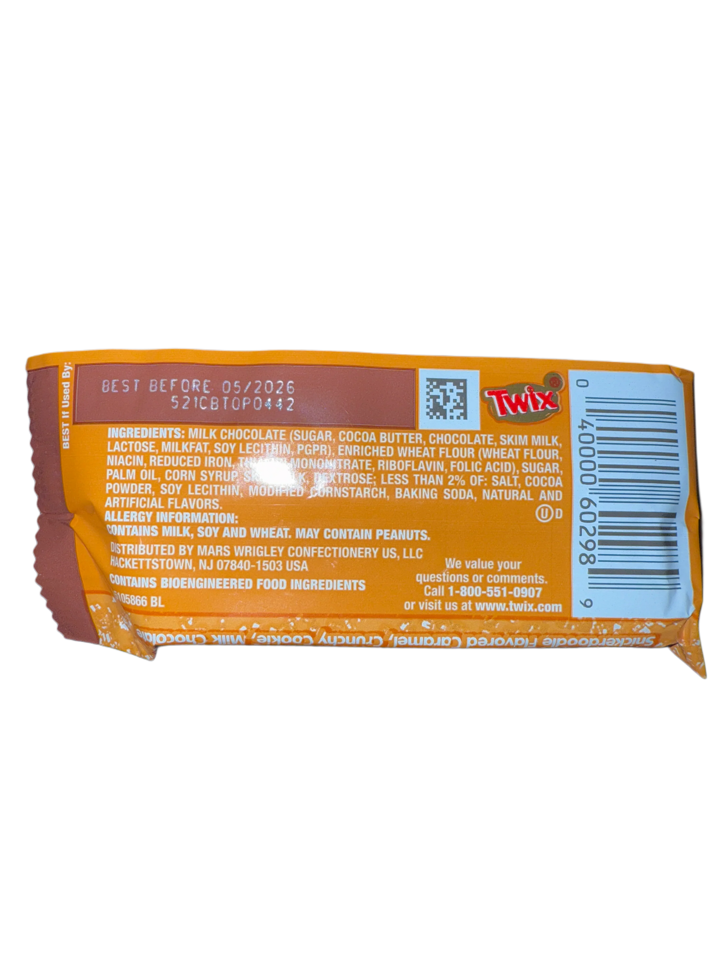 Twix Snickerdoodle Chocolate Cookie Bars 40G - U.S Edition - www.Shopthatapp.com