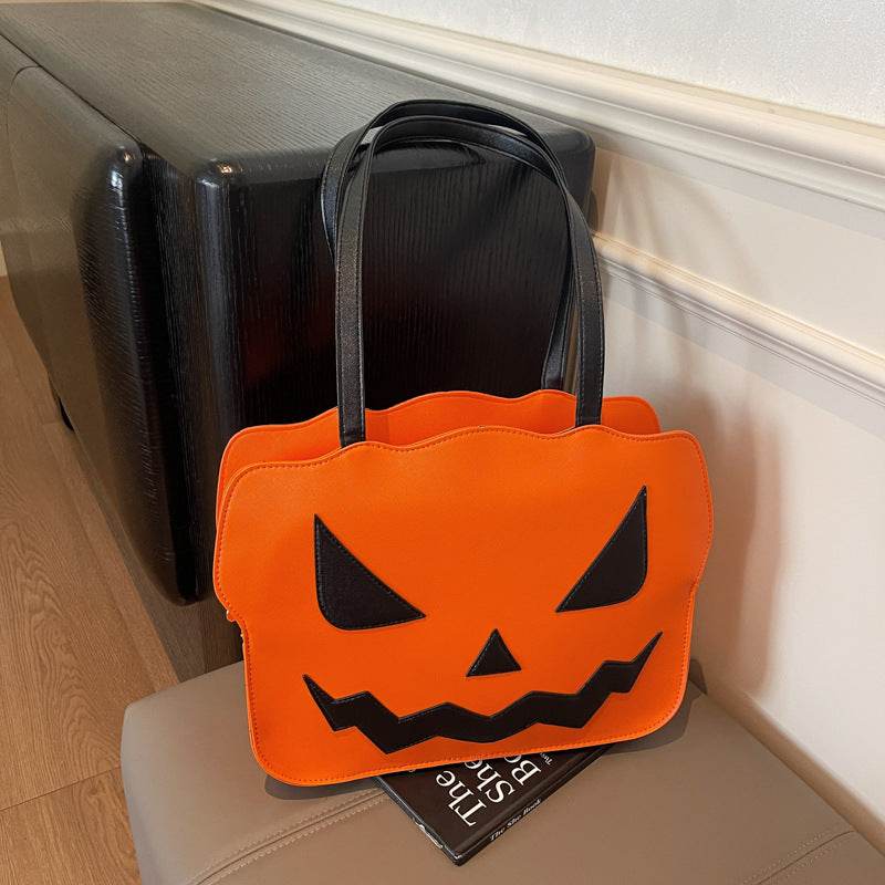 Women's Fashion Halloween Pumpkin Shoulder Messenger Bag - www.Shopthatapp.com