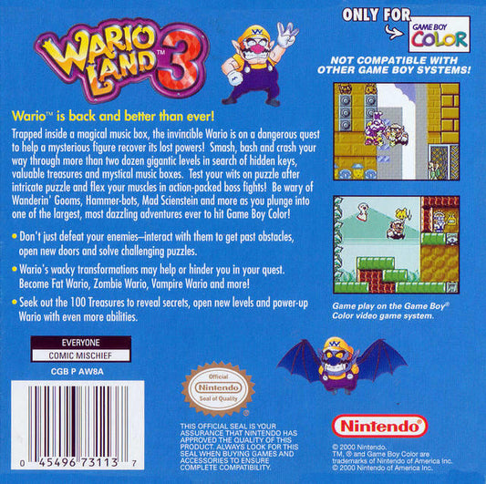 Wario Land 3 (usagé) - www.Shopthatapp.com