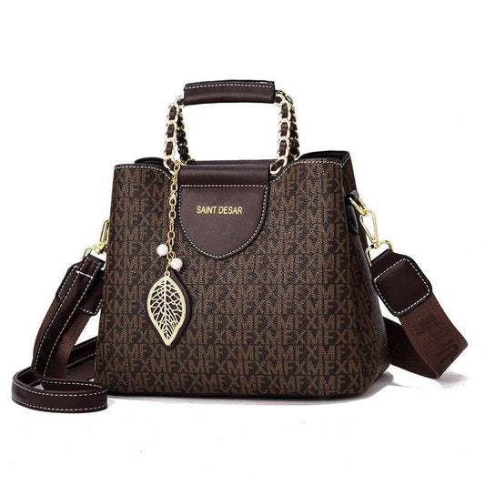 Women's Vintage Fashion Print Handbag - www.Shopthatapp.com