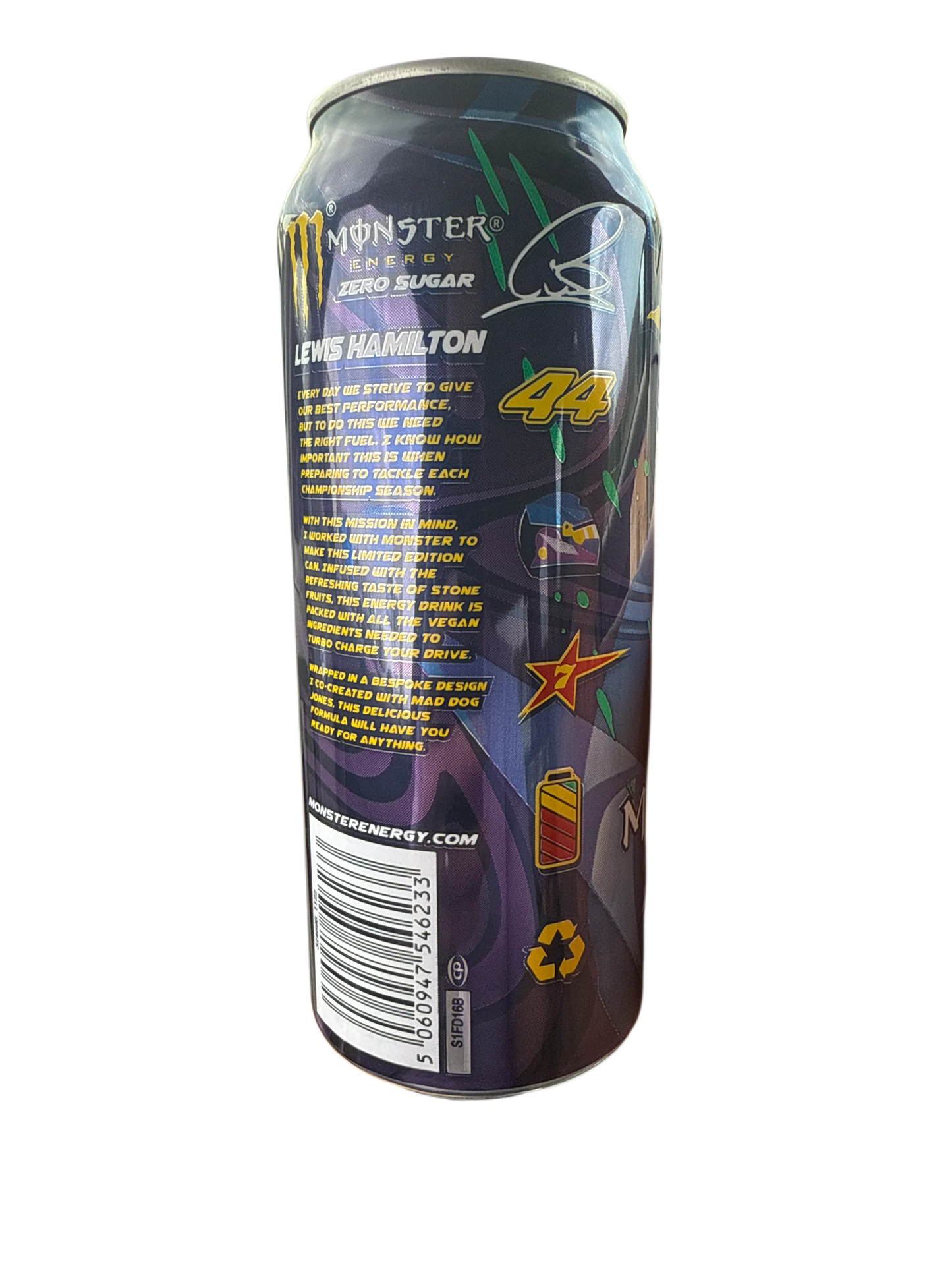 Monster Energy Zero Sugar Limited Edition Lewis Hamilton 500ML - U.K Edition - www.Shopthatapp.com