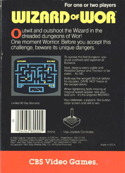 Wizard of Wor (usagé) - www.Shopthatapp.com