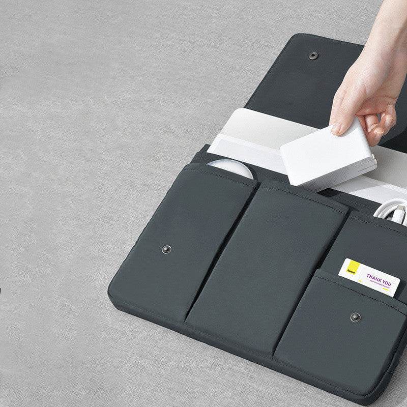 Black and white laptop bag laptop protective cover - www.Shopthatapp.com