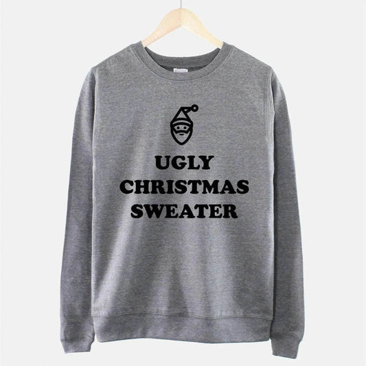 Women's Ugly Christmas Sweater Sweatshirt Bah Humbug Funny - www.Shopthatapp.com