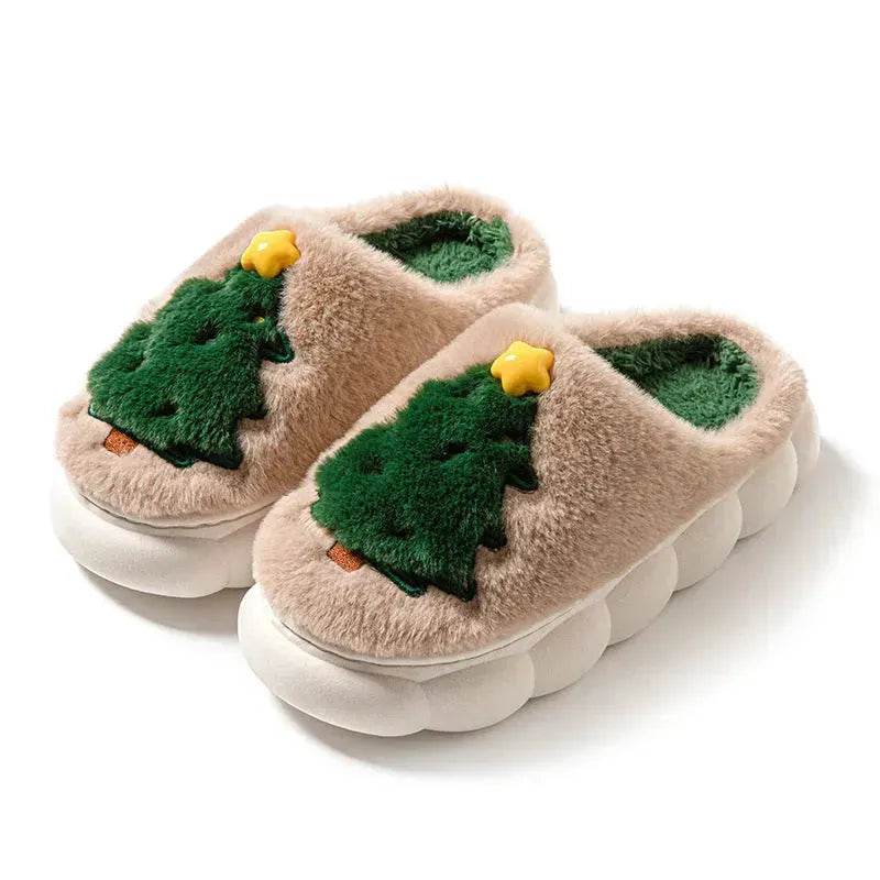 Christmas Tree Women's Home Slippers - www.Shopthatapp.com