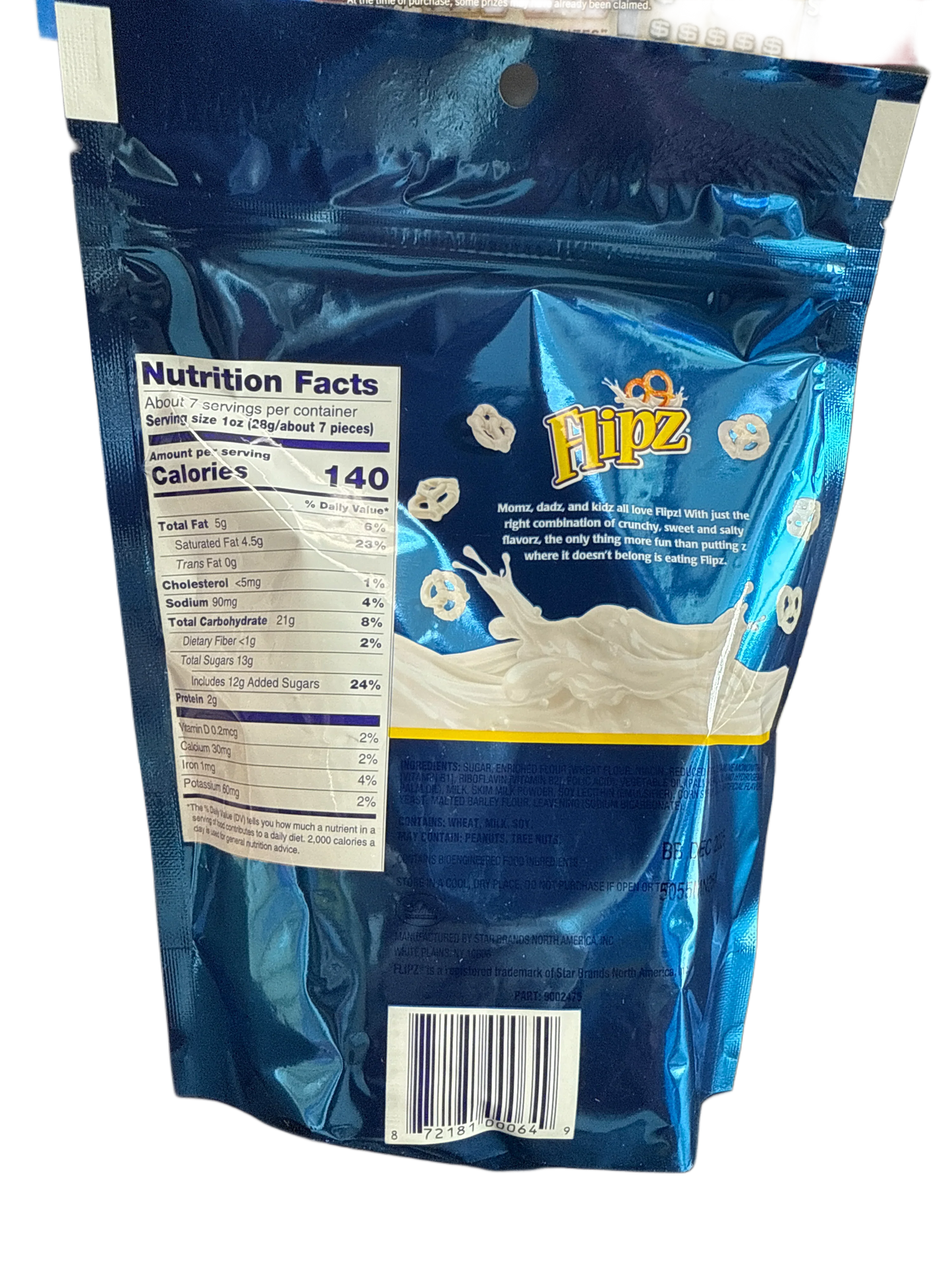 Flipz White Fudge Covered Pretzels 212G - U.S Edition - www.Shopthatapp.com