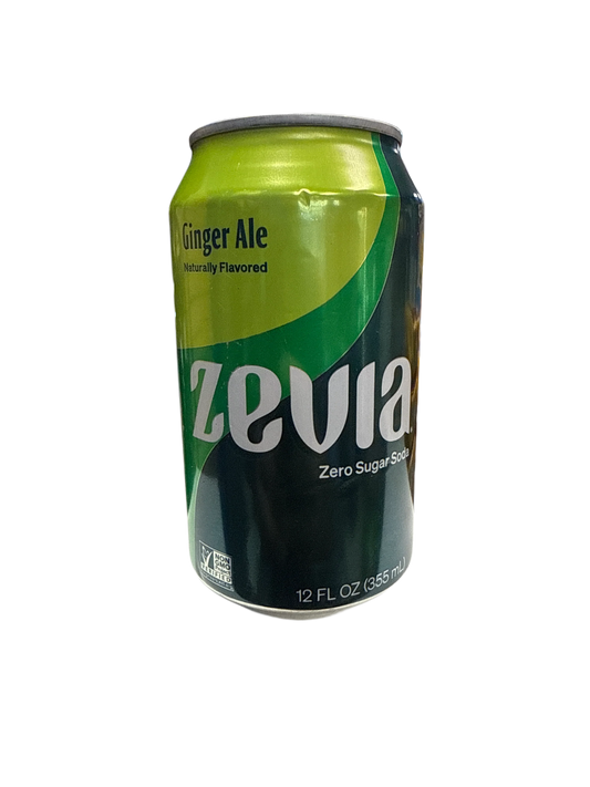 Zevia Zero Sugar Ginger Ale Flavoured Soda 355ML - Canadian Edition - www.Shopthatapp.com
