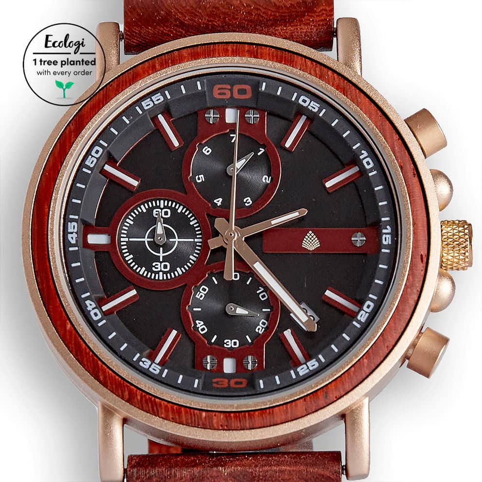 Le Redwood : Montre en bois pour homme