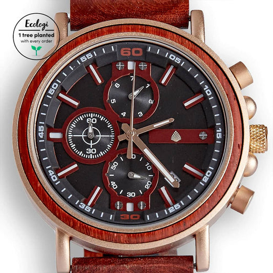 The Redwood: Wood Watch for Men - www.Shopthatapp.com