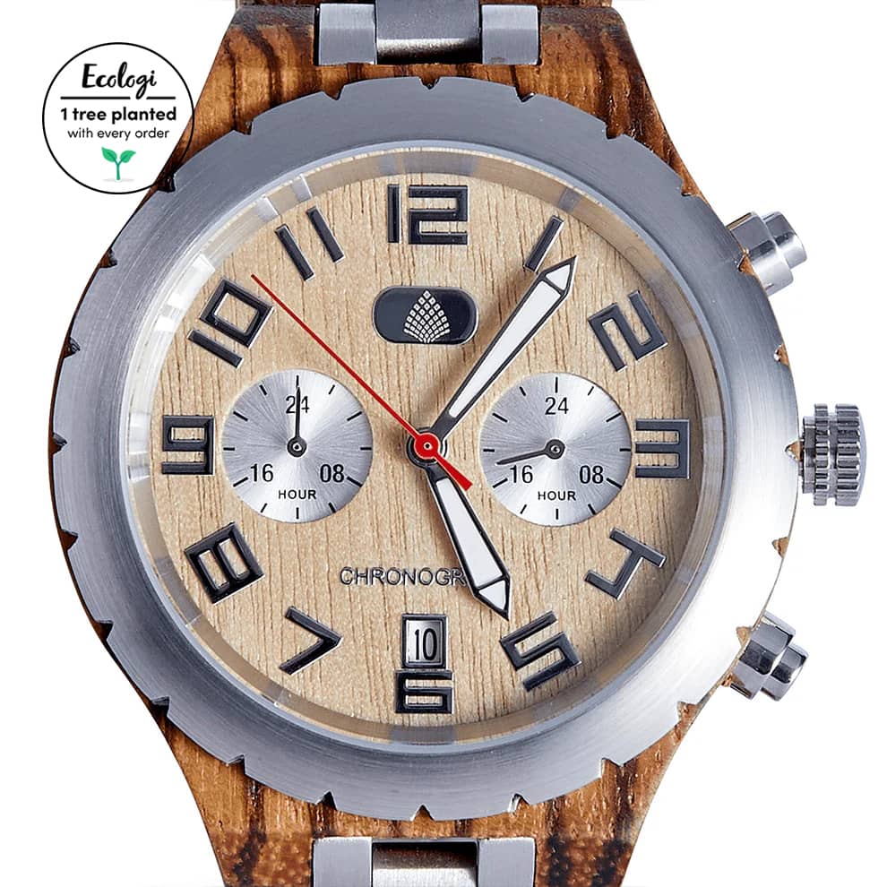 Le Bois de Santal : Montre en Bois pour Homme