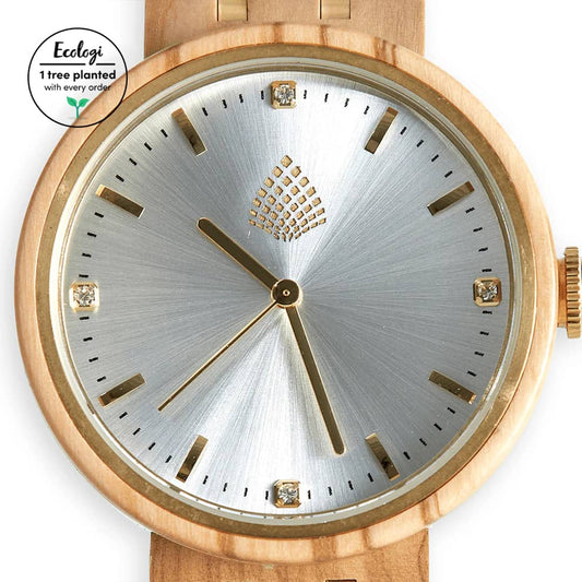 The Teak: Natural Wood Watch - www.Shopthatapp.com