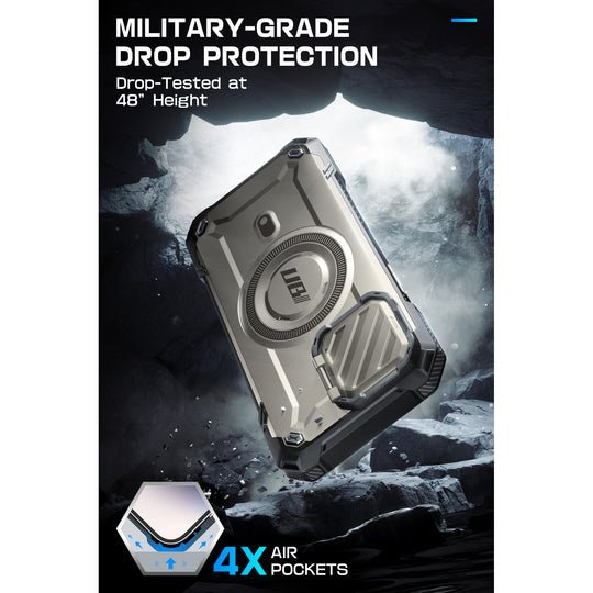 Coque MagSafe Unicorn Beetle MAG XT pour iPhone 15 Pro Max 6,7 pouces - Gris titane