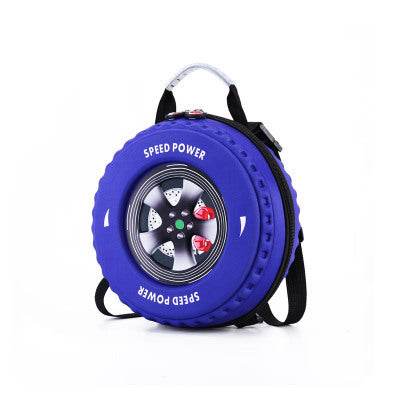 Kid's Small Schoolbag Personalized Creative 3D Cartoon Tire Kindergarten Backpack - www.Shopthatapp.com