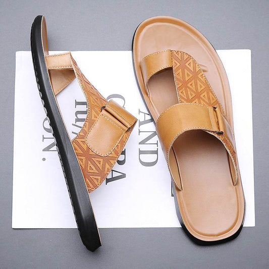 Men's Fashion All-matching Simple Beach Slippers - www.Shopthatapp.com
