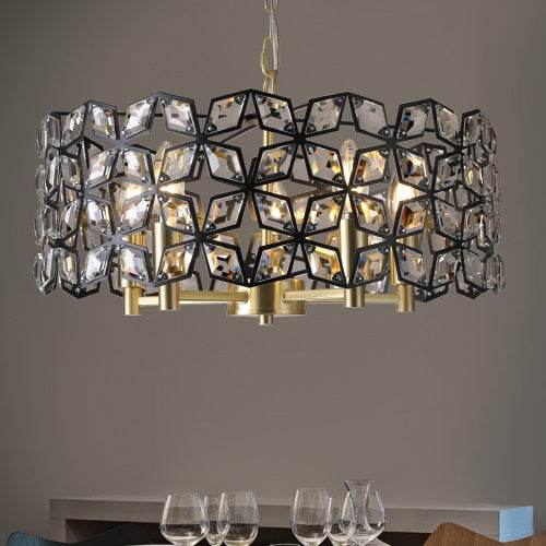 Modern Crystal Chandelier, Suitable For Living Room Round Crystal Lamp Luxury Home Decoration Lamps - www.Shopthatapp.com