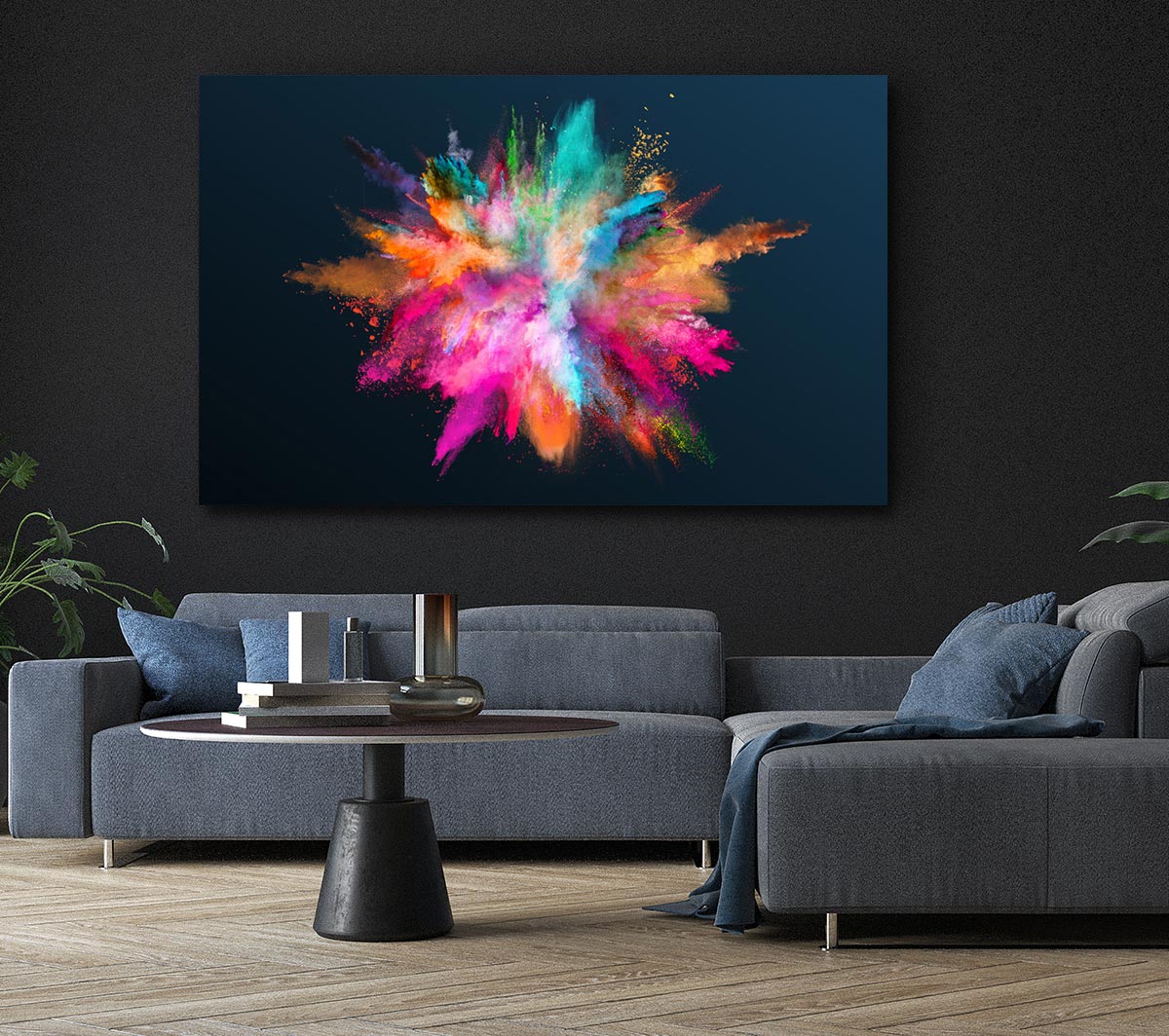 Explosion Of Paint Rainbow - www.Shopthatapp.com