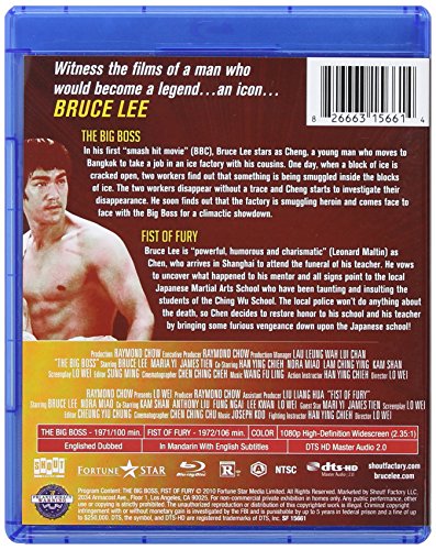 Bruce Lee Double Feature / the Big Boss + Fist Of Fury - Blu-Ray - www.Shopthatapp.com