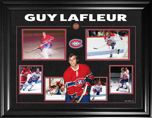 Guy Lafleur Framed Print Multi Photo Collage - www.Shopthatapp.com