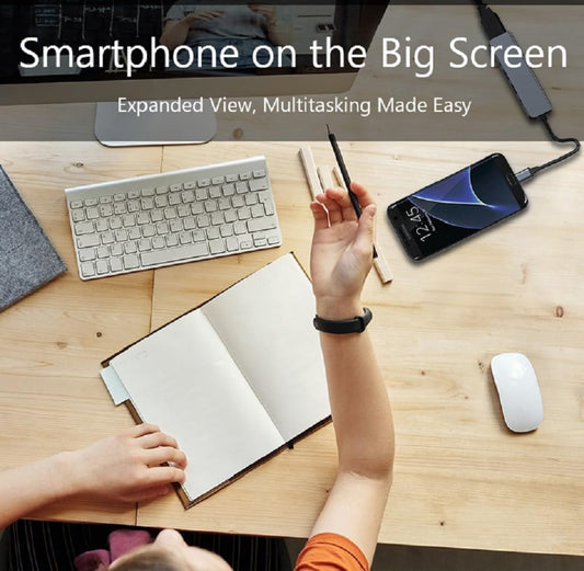 USB C Multiport Adapter, 5-in-1 Docking Station with 87W PD Charging HDMI 4K - www.Shopthatapp.com