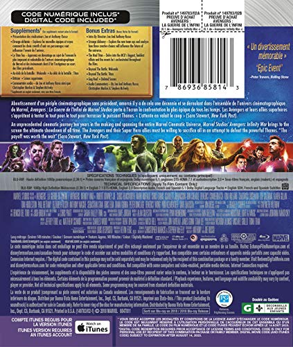 Avengers / Infinity War - Blu-Ray - www.Shopthatapp.com