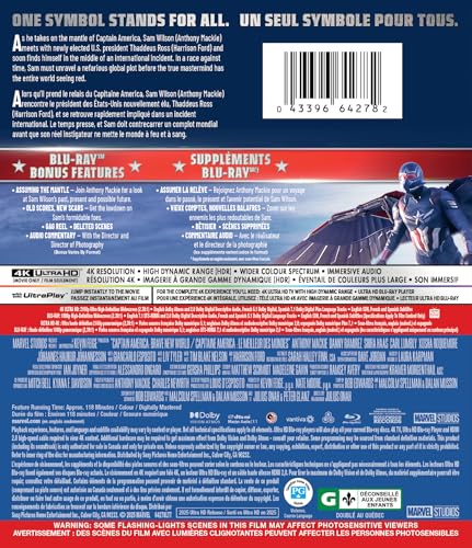 Captain America: Brave New World - 4K/Blu-Ray - www.Shopthatapp.com